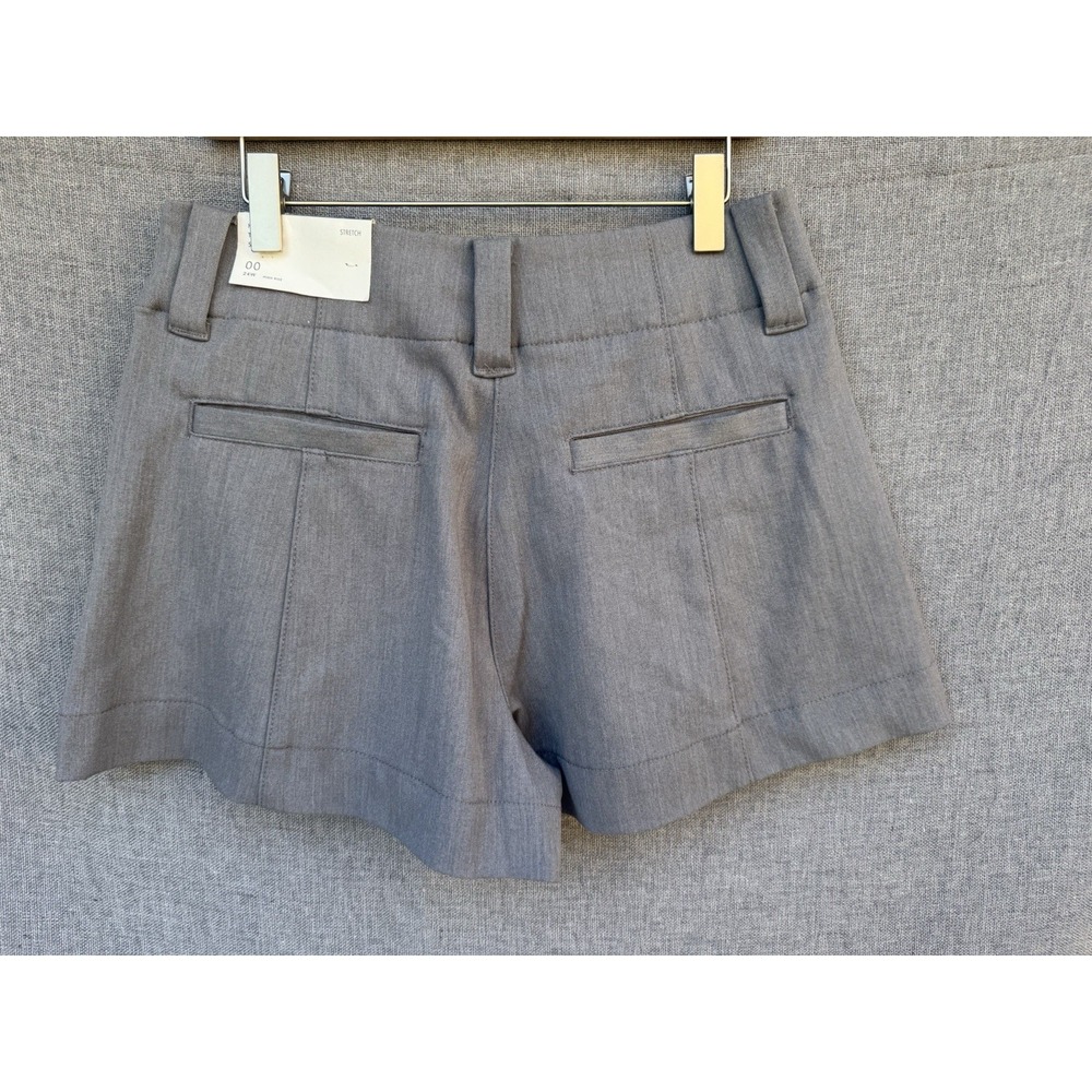 NWT American Eagle Sz 00 (24)  Gray High Rise Trouser Short - Picture 2 of 8